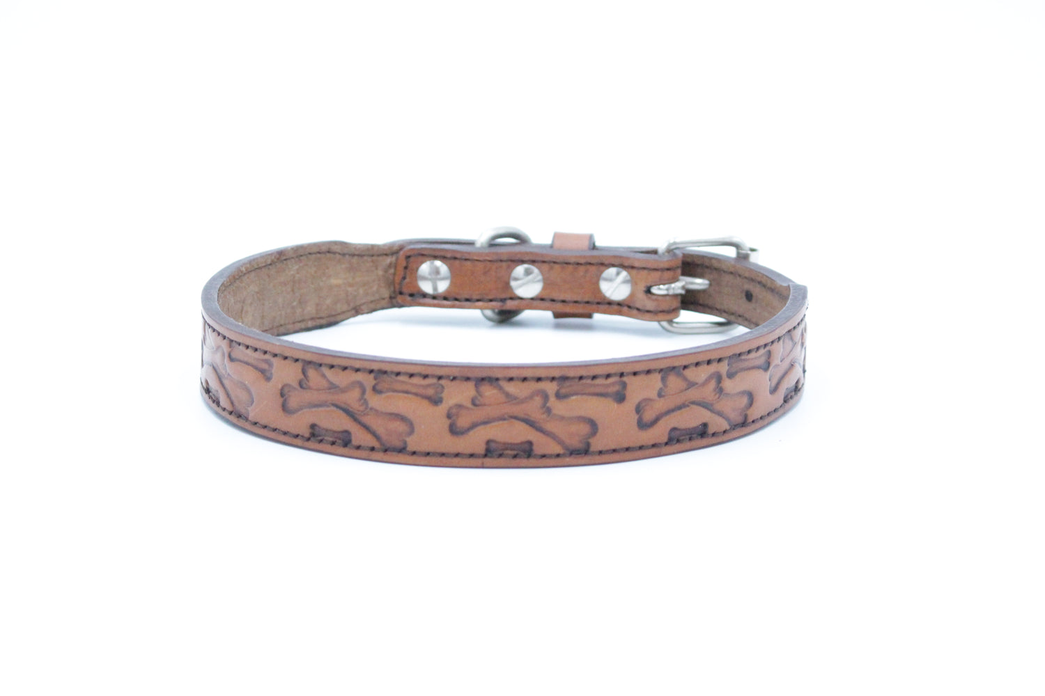 DESIGNER Stamped, Tooled & Woven Dog Collars