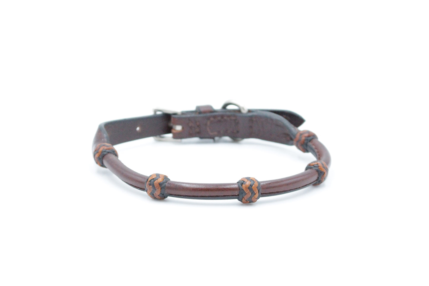 DESIGNER Rolled  Dog Collar