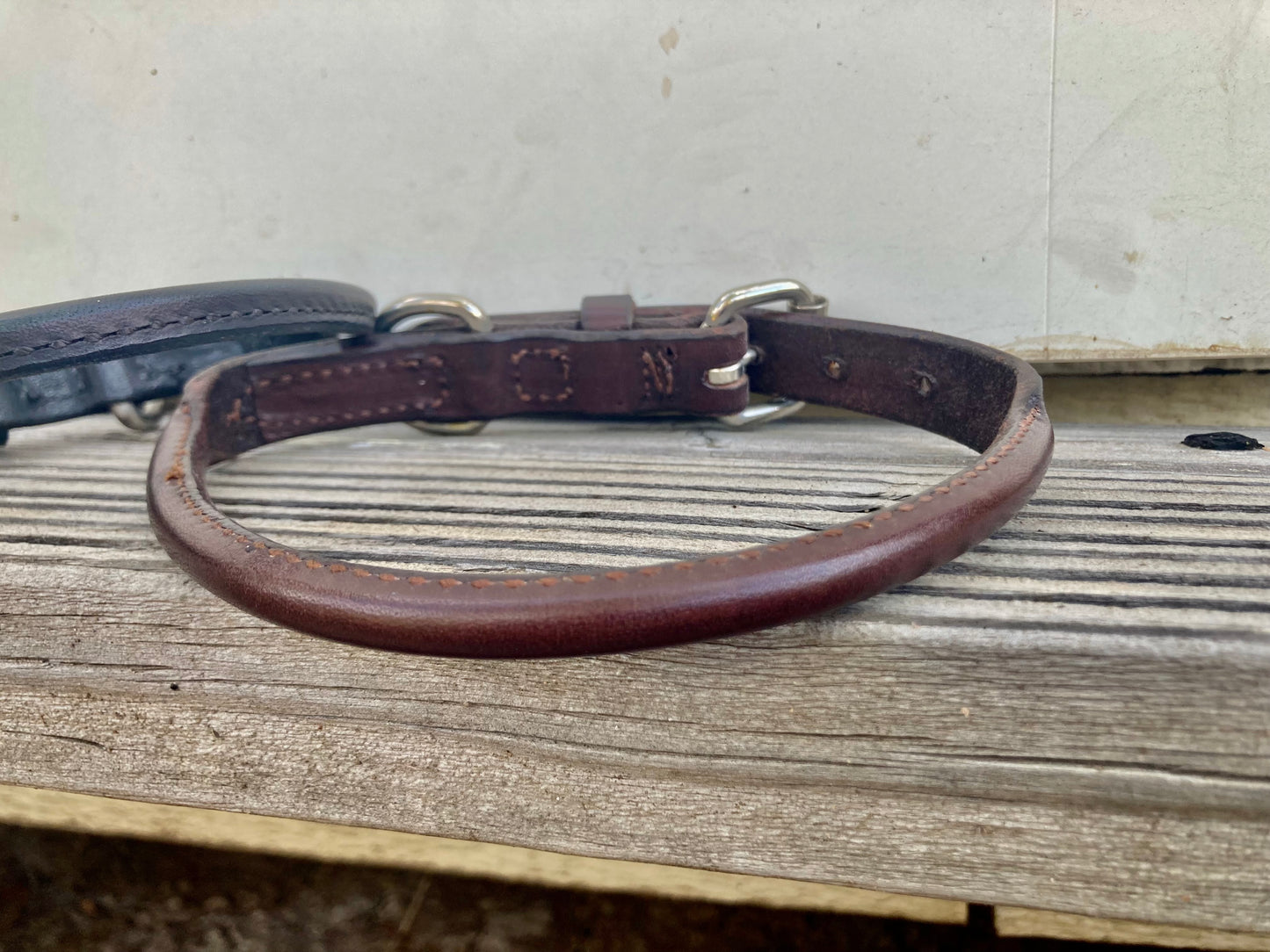 DESIGNER Stitched Rolled Dog Collar