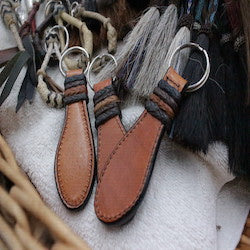 Rawhide & Horsehair Keychains