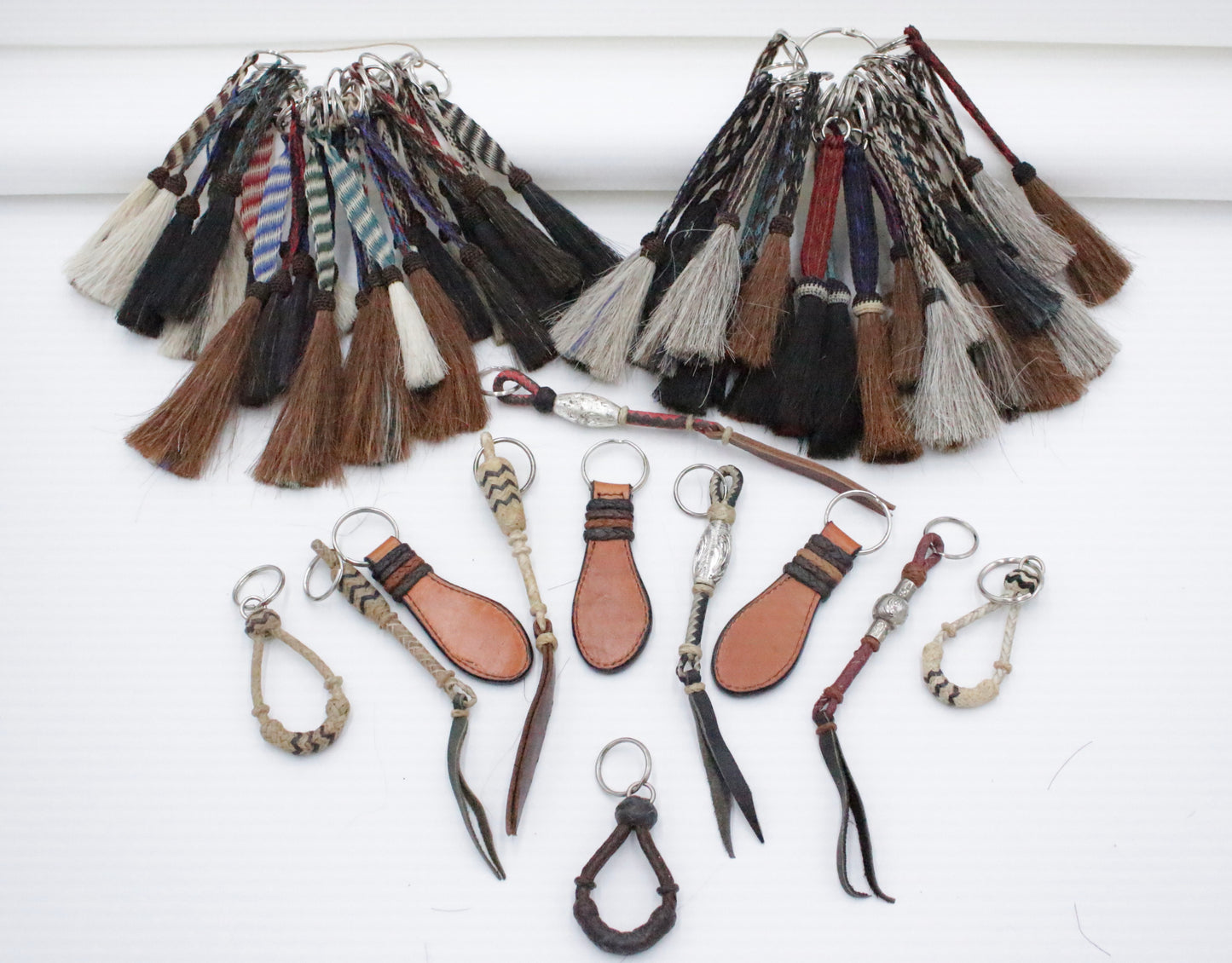 Rawhide & Horsehair Keychains